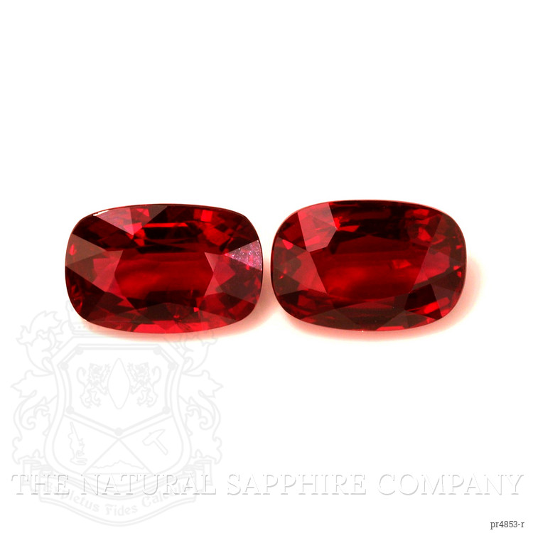 6.08 Ct.Tw. Ruby Pair from Mozambique