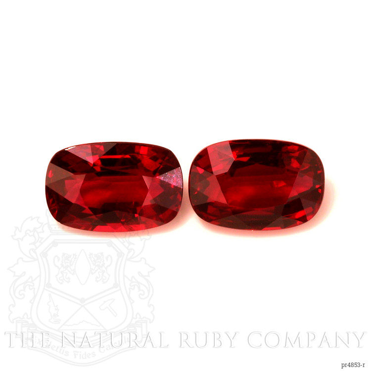 6.08 Ct.Tw. Ruby Pair from Mozambique