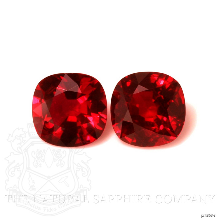 2.39 Ct.Tw. Ruby Pair from Mozambique