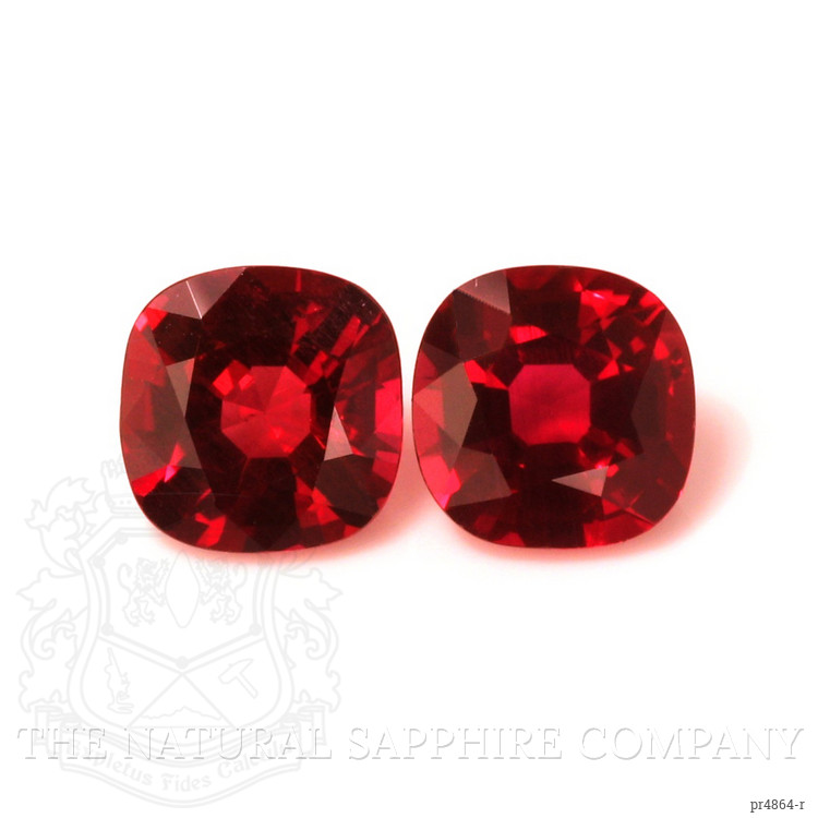 2.33 Ct.Tw. Ruby Pair from Mozambique