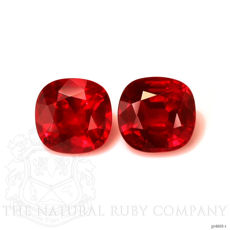 2.81 Ct.Tw. Ruby Pair from Mozambique