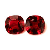 2.57 Ct.Tw.Total Carat Weight Ruby Pair from Mozambique Video
