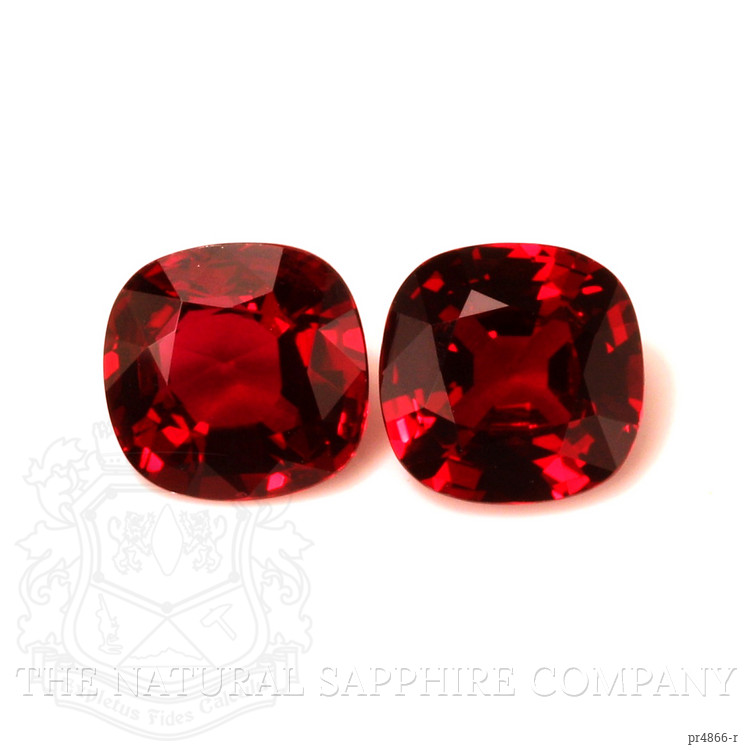 2.57 Ct.Tw. Ruby Pair from Mozambique