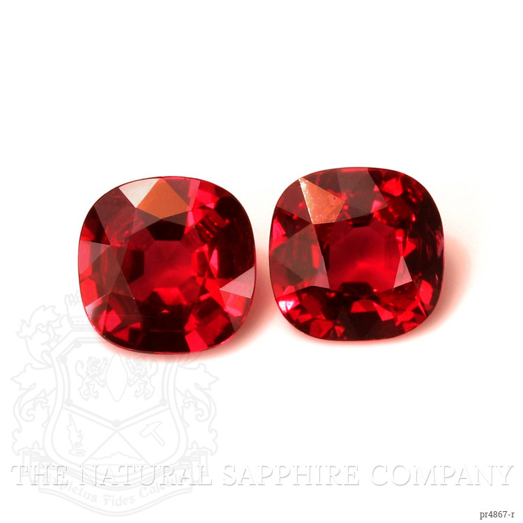 2.43 Ct.Tw. Ruby Pair from Mozambique
