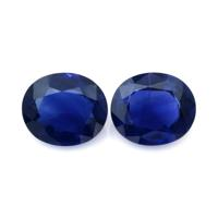 4.70&nbsp;Ct.Tw.Total Carat Weight Blue Sapphire Pair from Ceylon (Sri Lanka) Video