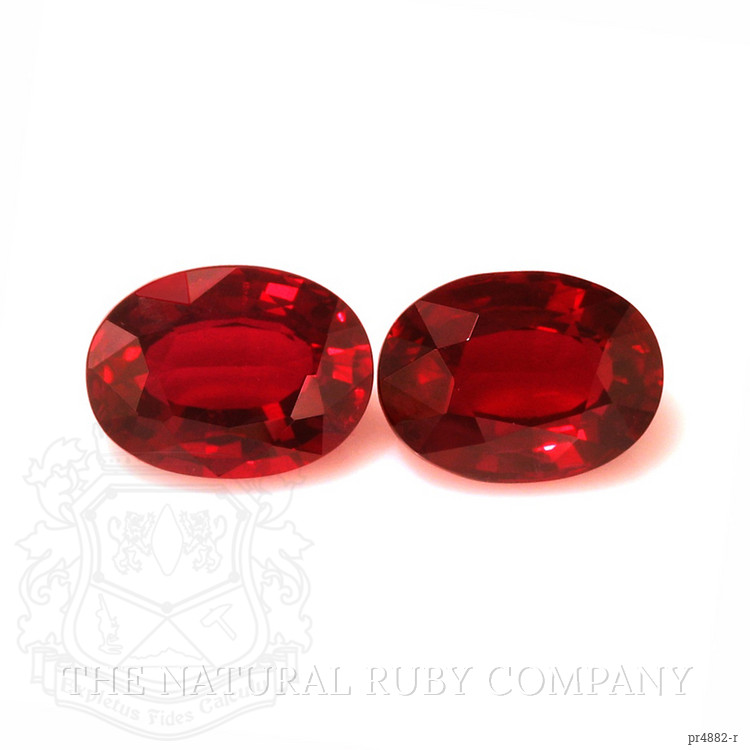 8.33 Ct.Tw. Ruby Pair from Mozambique