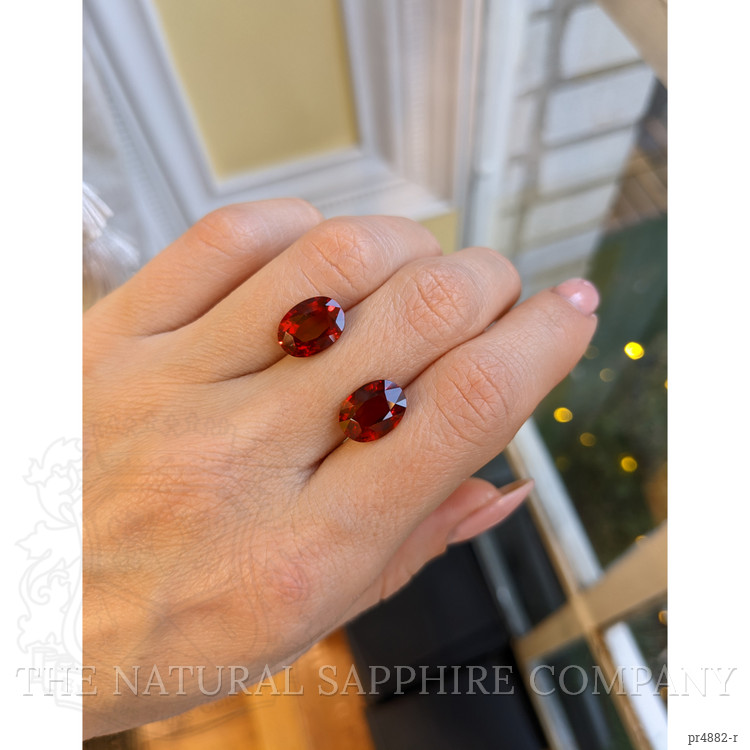 8.33 Ct.Tw. Ruby Pair from Mozambique