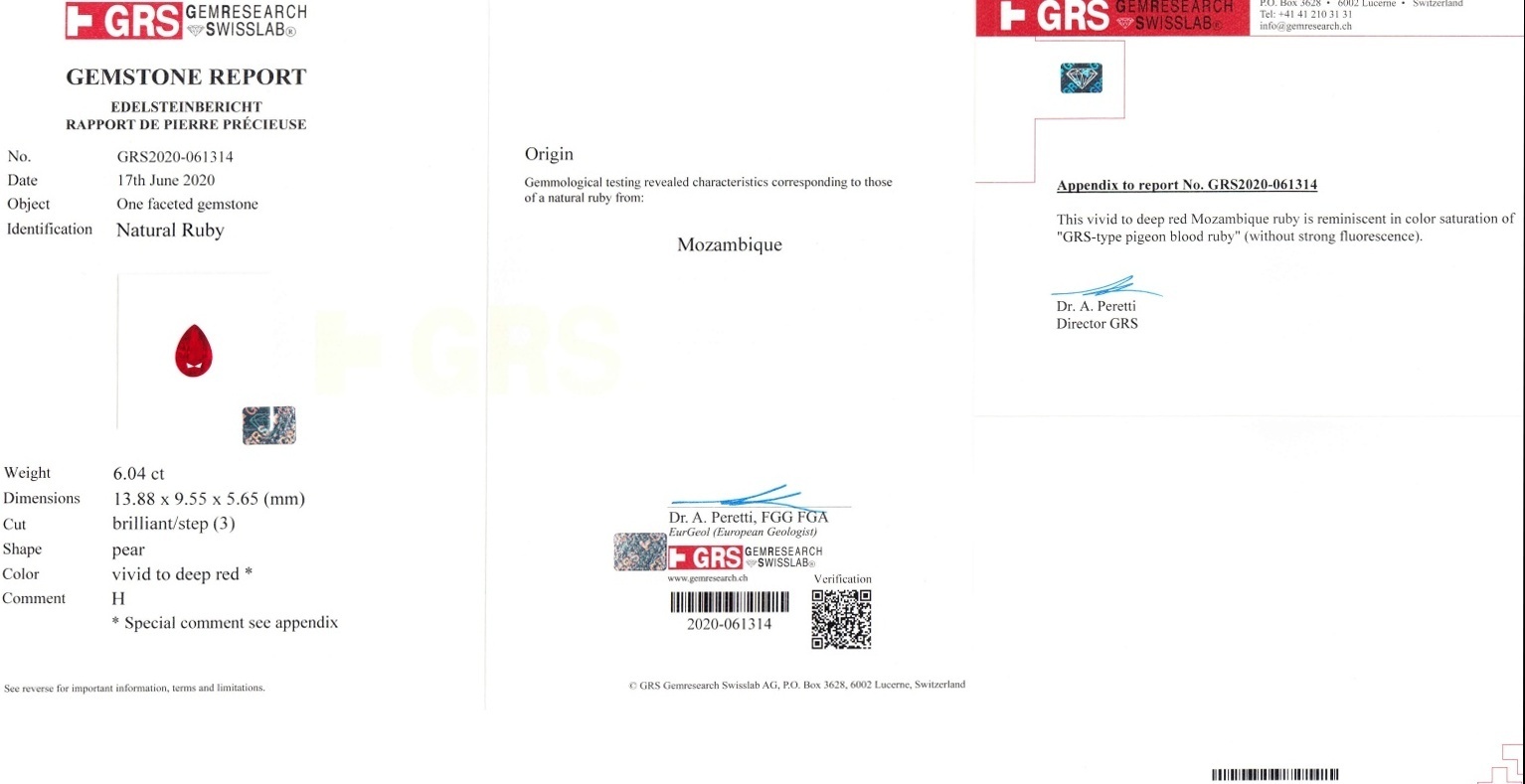 12.10 Ct.Tw. Ruby Pair from Mozambique