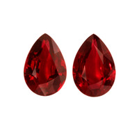 12.10 Ct.Tw.Total Carat Weight Ruby Pair from Mozambique Video