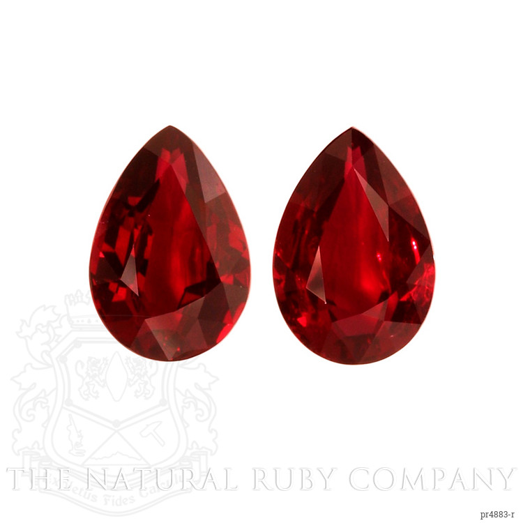 12.10 Ct.Tw. Ruby Pair from Mozambique
