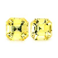 0.77&nbsp;Ct.Tw.Total Carat Weight Yellow Sapphire Pair from Ceylon (Sri Lanka) Video