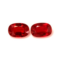 4.10 Ct.Tw.Total Carat Weight Ruby Pair from Mozambique Video