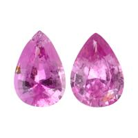2.52&nbsp;Ct.Tw.Total Carat Weight Pink Sapphire Pair from Ceylon (Sri Lanka) Video