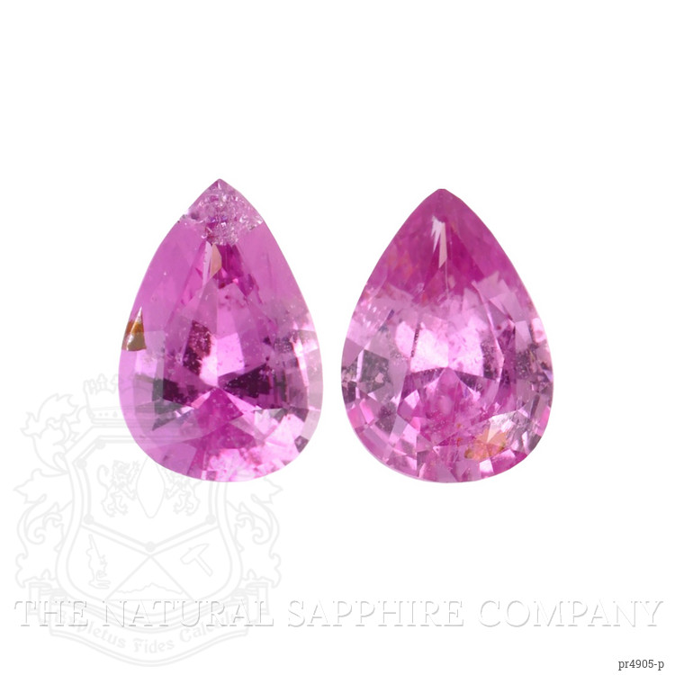 2.52 Ct.Tw. Pink Sapphire Pair from Ceylon (Sri Lanka)
