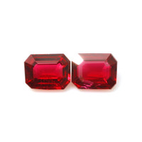 0.85 Ct.Tw.Total Carat Weight Ruby Pair from Mozambique Video