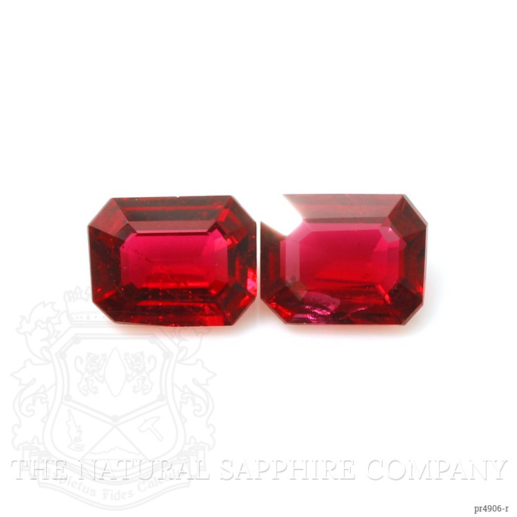 0.85 Ct.Tw. Ruby Pair from Mozambique
