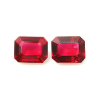 0.92 Ct.Tw.Total Carat Weight Ruby Pair from Mozambique Video