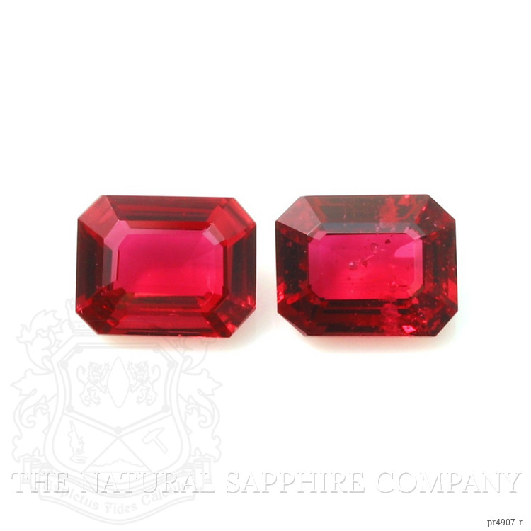 0.92 Ct.Tw. Ruby Pair from Mozambique