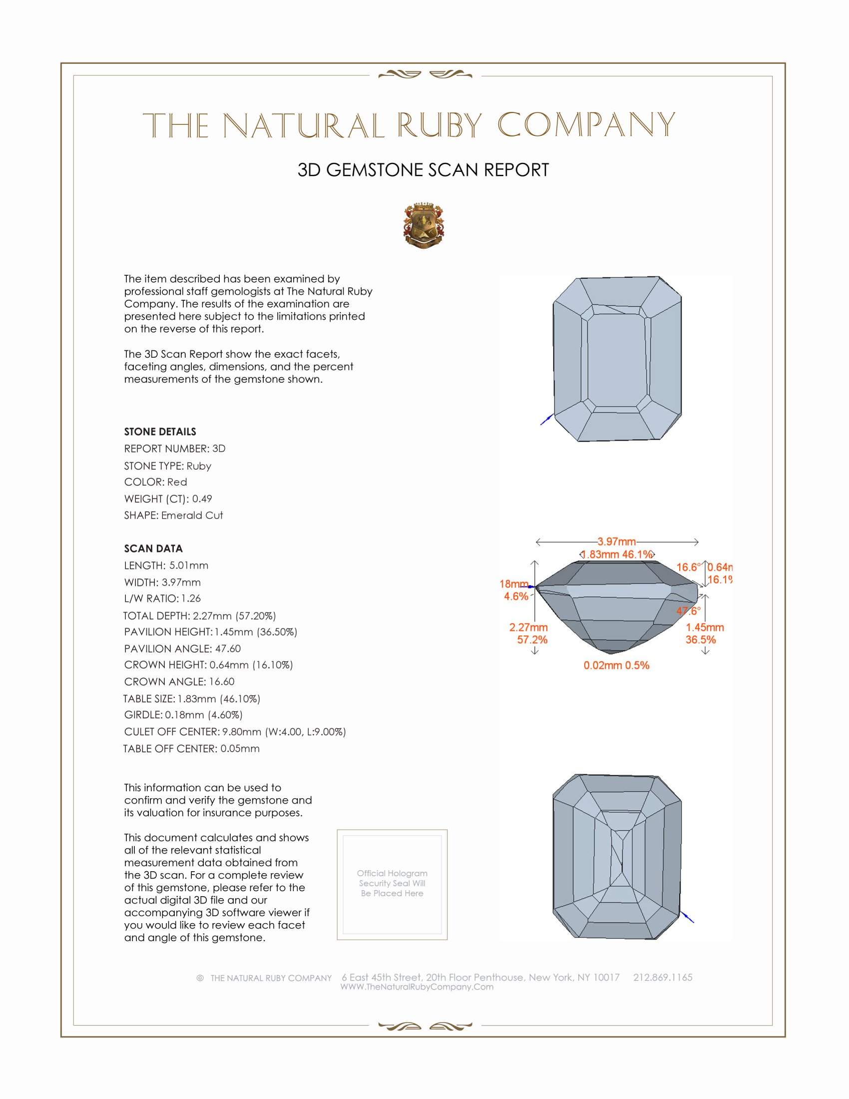 0.92 Ct.Tw. Ruby Pair from Mozambique