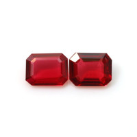 0.78 Ct.Tw.Total Carat Weight Ruby Pair from Mozambique Video