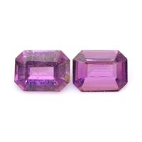 2.56&nbsp;Ct.Tw.Total Carat Weight Purple Sapphire Pair from Ceylon (Sri Lanka) Video