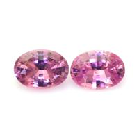 1.71&nbsp;Ct.Tw.Total Carat Weight Pink Sapphire Pair from Ceylon (Sri Lanka) Video