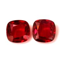 3.36 Ct.Tw.Total Carat Weight Ruby Pair from Mozambique Video