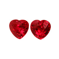 2.58 Ct.Tw.Total Carat Weight Ruby Pair from Mozambique Video