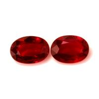 4.09&nbsp;Ct.Tw.Total Carat Weight Ruby Pair from Mozambique Video