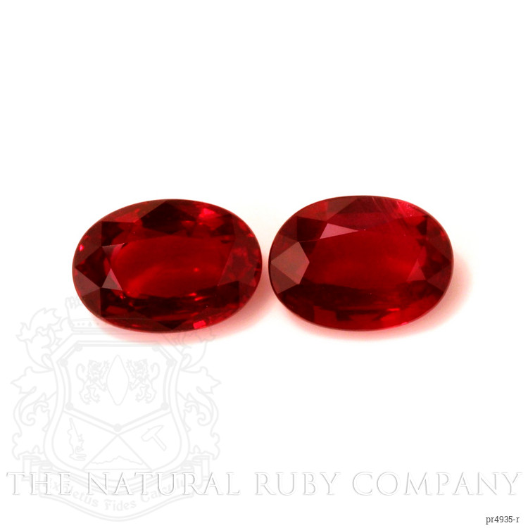 4.09 Ct.Tw. Ruby Pair from Mozambique