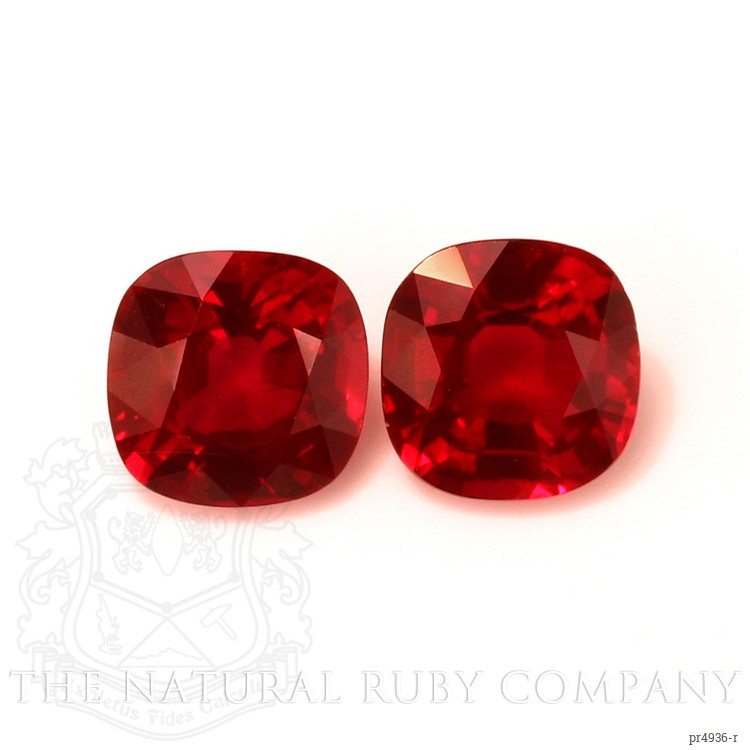 3.08 Ct.Tw. Ruby Pair from Mozambique