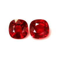 2.30 Ct.Tw.Total Carat Weight Ruby Pair from Mozambique Video