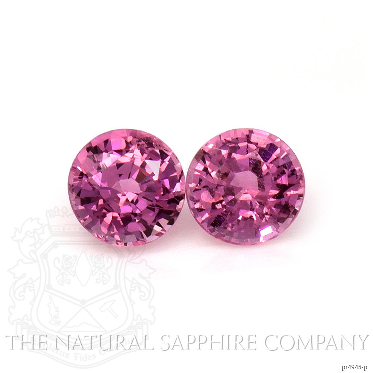 1.34 Ct.Tw. Pink Sapphire Pair from Ceylon (Sri Lanka)
