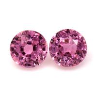 1.35&nbsp;Ct.Tw.Total Carat Weight Pink Sapphire Pair from Ceylon (Sri Lanka) Video