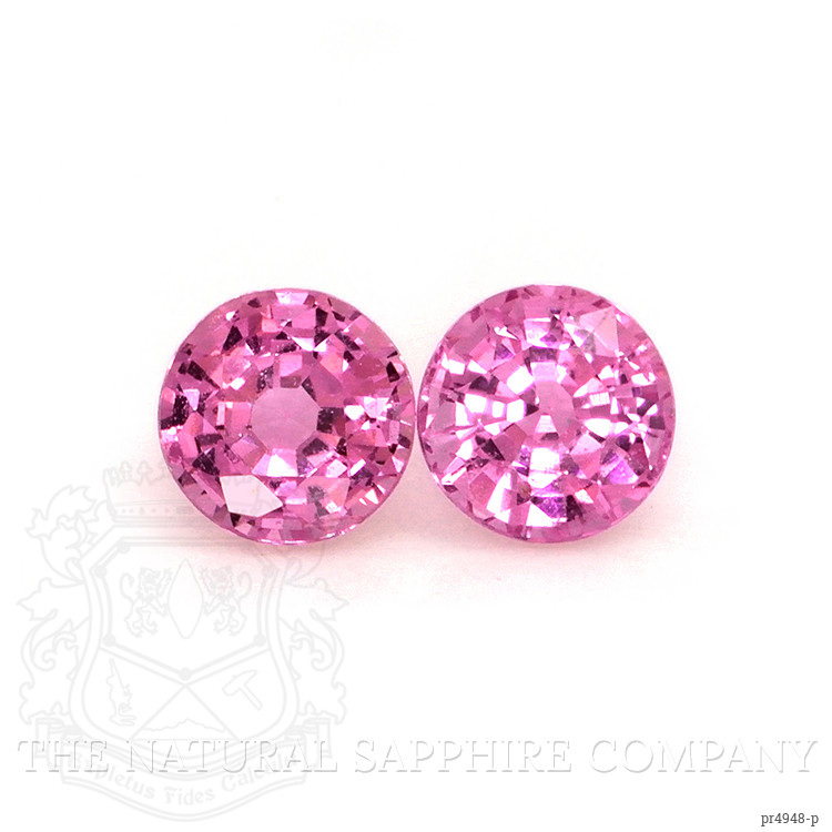 1.29 Ct.Tw. Pink Sapphire Pair from Ceylon (Sri Lanka)
