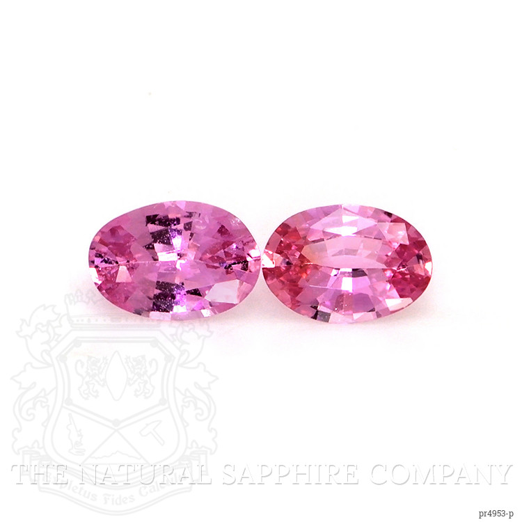 0.94 Ct.Tw. Pink Sapphire Pair from Ceylon (Sri Lanka)