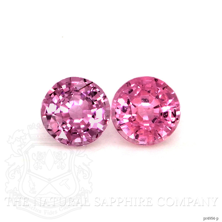 1.26 Ct.Tw. Pink Sapphire Pair from Ceylon (Sri Lanka)