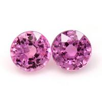 1.33&nbsp;Ct.Tw.Total Carat Weight Pink Sapphire Pair from Ceylon (Sri Lanka) Video