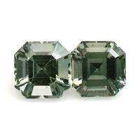 0.54&nbsp;Ct.Tw.Total Carat Weight Green Sapphire Pair from Ceylon (Sri Lanka) Video