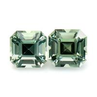 0.59&nbsp;Ct.Tw.Total Carat Weight Green Sapphire Pair from Ceylon (Sri Lanka) Video