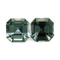 0.47&nbsp;Ct.Tw.Total Carat Weight Bluish Green Sapphire Pair from Ceylon (Sri Lanka) Video