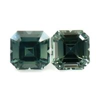 0.60&nbsp;Ct.Tw.Total Carat Weight Green Sapphire Pair from Ceylon (Sri Lanka) Video