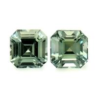 0.56&nbsp;Ct.Tw.Total Carat Weight Green Sapphire Pair from Ceylon (Sri Lanka) Video