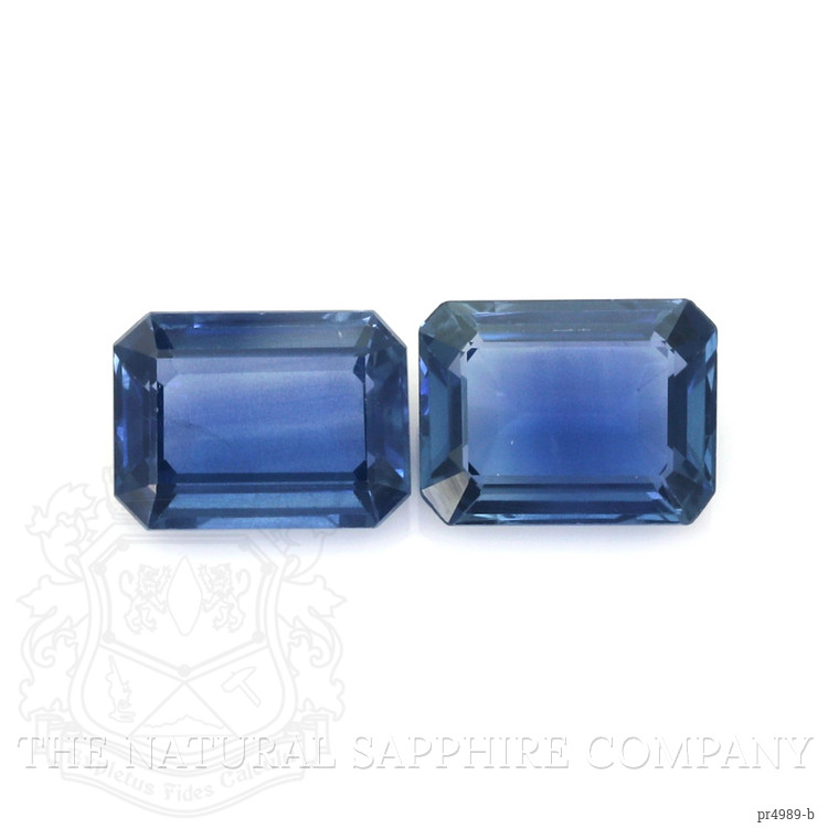 3.59 Ct.Tw. Blue Sapphire Pair from Ceylon (Sri Lanka)