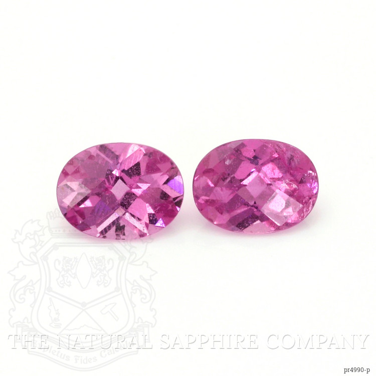 2.57 Ct.Tw. Pink Sapphire Pair from Ceylon (Sri Lanka)