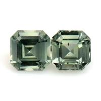 0.53&nbsp;Ct.Tw.Total Carat Weight Green Sapphire Pair from Ceylon (Sri Lanka) Video