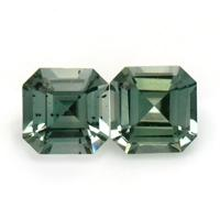 0.47&nbsp;Ct.Tw.Total Carat Weight Green Sapphire Pair from Ceylon (Sri Lanka) Video