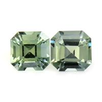 0.50&nbsp;Ct.Tw.Total Carat Weight Green Sapphire Pair from Ceylon (Sri Lanka) Video