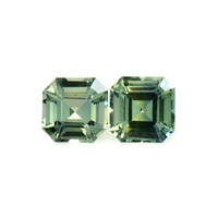 0.52&nbsp;Ct.Tw.Total Carat Weight Green Sapphire Pair from Ceylon (Sri Lanka) Video