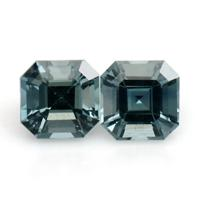 0.49&nbsp;Ct.Tw.Total Carat Weight Greenish Blue Sapphire Pair from Ceylon (Sri Lanka) Video